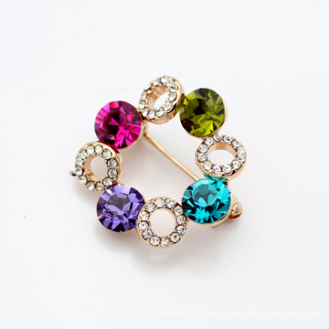 SWA crystal element small rhinestone brooch